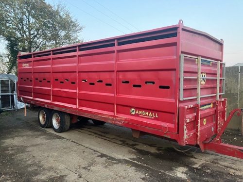 CHARLES MARSHALL LTD BC28 LIVESTOCK TRAILER