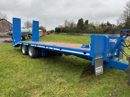 STEWART AGRICULTURAL GX15LL LOW LOADER TRAILER