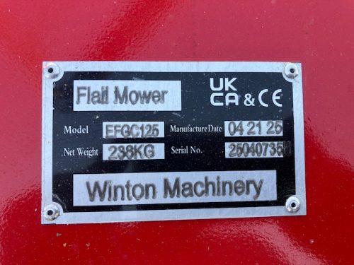 MISCELLANEOUS WFL125 FLAIL MOWER
