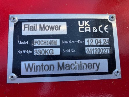 MISCELLANEOUS WHF145 FLAIL MOWER