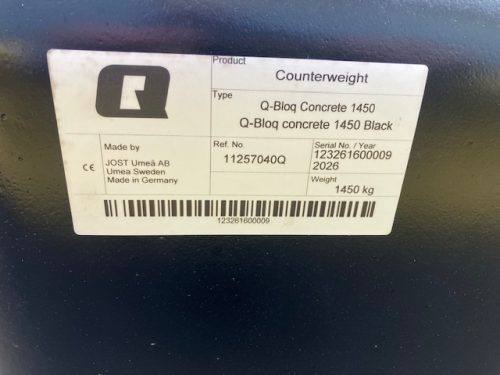 QUICKE Q BLOC 1450KG